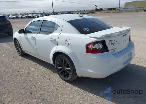2013 Dodge Avenger Sxt из США, поврежденный, VIN 1C3CDZCB6DN677876